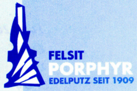FELSIT PORPHYR EDELPUTZ SEIT 1909 Logo (DPMA, 03.01.1996)