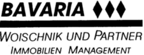 BAVARIA WOISCHNIK UND PARTNER IMMOBILIEN MANAGEMENT Logo (DPMA, 19.09.1997)