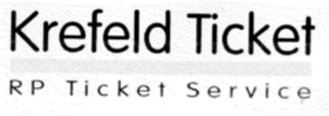 Krefeld Ticket RP Ticket Service Logo (DPMA, 15.04.1998)
