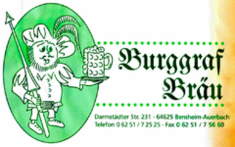 Burggraf Bräu Logo (DPMA, 12/21/1999)