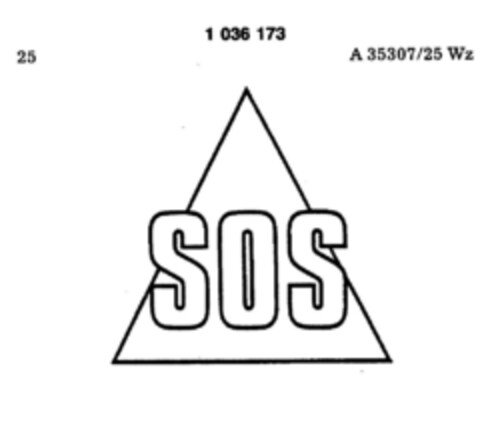 SOS Logo (DPMA, 15.01.1982)