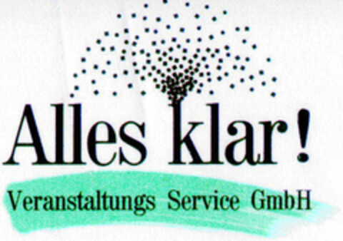 Alles klar! Veranstaltungs Service GmbH Logo (DPMA, 18.08.1988)