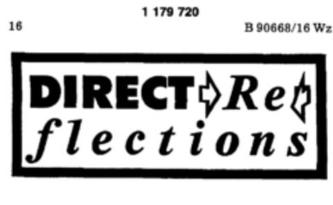 DIRECT Reflections Logo (DPMA, 27.08.1990)