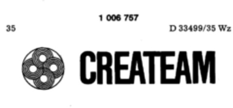 CREATEAM Logo (DPMA, 02.04.1979)