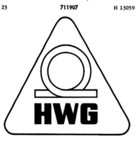 HWG Logo (DPMA, 09.04.1957)