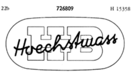 HB Hoechstmass Logo (DPMA, 22.10.1958)