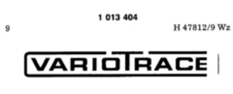 VARIO TRACE Logo (DPMA, 09.08.1980)