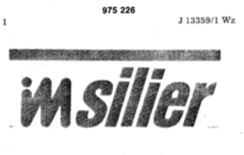 im silier Logo (DPMA, 25.05.1977)