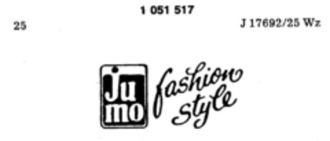 ju mo fashion style Logo (DPMA, 20.07.1982)