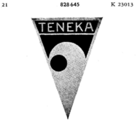 TENEKA Logo (DPMA, 11.06.1964)