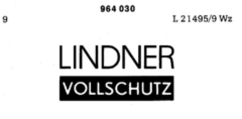 LINDNER VOLLSCHUTZ Logo (DPMA, 19.01.1977)