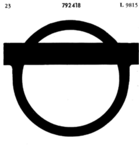792418 Logo (DPMA, 11/02/1961)