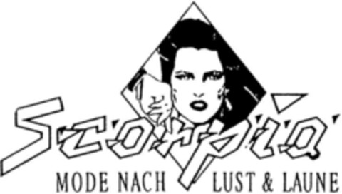 Scorpia MODE NACH LUST & LAUNE Logo (DPMA, 05.02.1992)