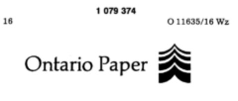 Ontario Paper Logo (DPMA, 04/26/1984)