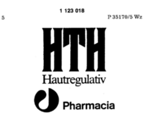 HTH Hautregulativ Pharmacia Logo (DPMA, 06.05.1987)