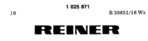 REINER Logo (DPMA, 23.02.1981)