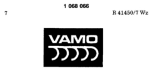 VAMO Logo (DPMA, 27.10.1983)