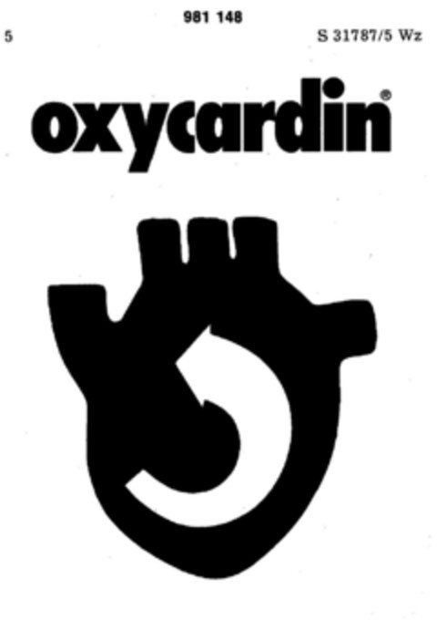 oxycardin Logo (DPMA, 01.03.1978)