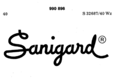 Sanigard Logo (DPMA, 02.04.1979)