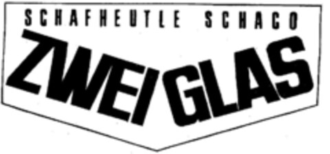 SCHAFHEUTLE SCHACO ZWEI GLAS Logo (DPMA, 06/01/1967)