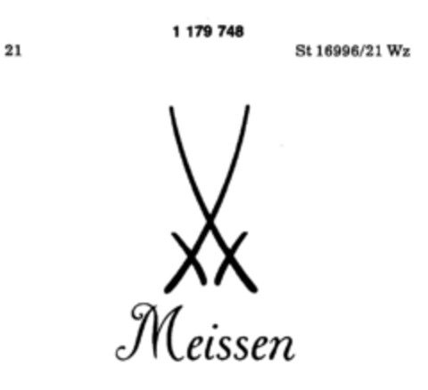Meissen Logo (DPMA, 20.08.1990)