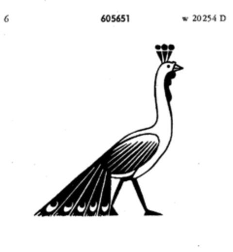 605651 Logo (DPMA, 07/20/1949)