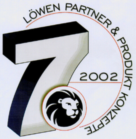 7 2002 LÖWEN PARTNER & PRODUKT KONZEPTE Logo (DPMA, 12/04/2001)