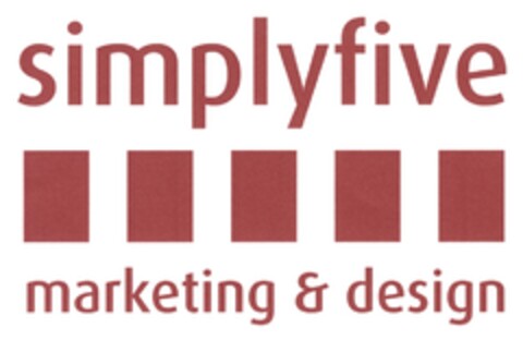 simplyfive marketing & design Logo (DPMA, 02.01.2008)