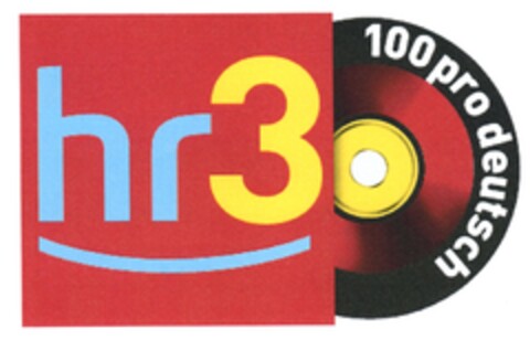 hr3 100pro deutsch Logo (DPMA, 12.01.2012)