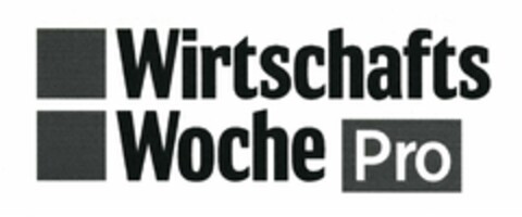 Wirtschafts Woche Pro Logo (DPMA, 08/01/2016)