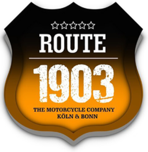 ROUTE 1903 THE MOTORCYCLE COMPANY KÖLN & BONN Logo (DPMA, 20.05.2022)