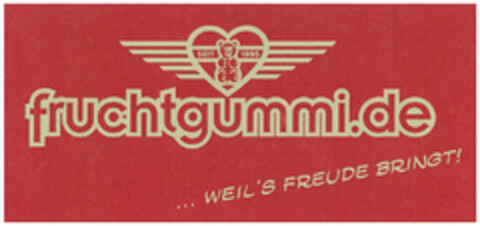 fruchtgummi.de...WEIL'S FREUDE BRINGT! Logo (DPMA, 26.09.2023)