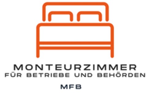 MONTEURZIMMER FÜR BETRIEBE UND BEHÖRDEN MFB Logo (DPMA, 01.12.2023)