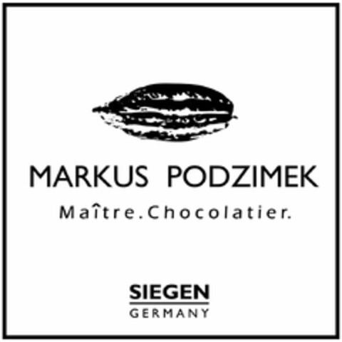 MARKUS PODZIMEK MaÎtre.Chocolatier. SIEGEN GERMANY Logo (DPMA, 07.06.2023)