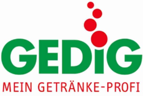 GEDiG MEIN GETRÄNKE-PROFI Logo (DPMA, 03/05/2024)