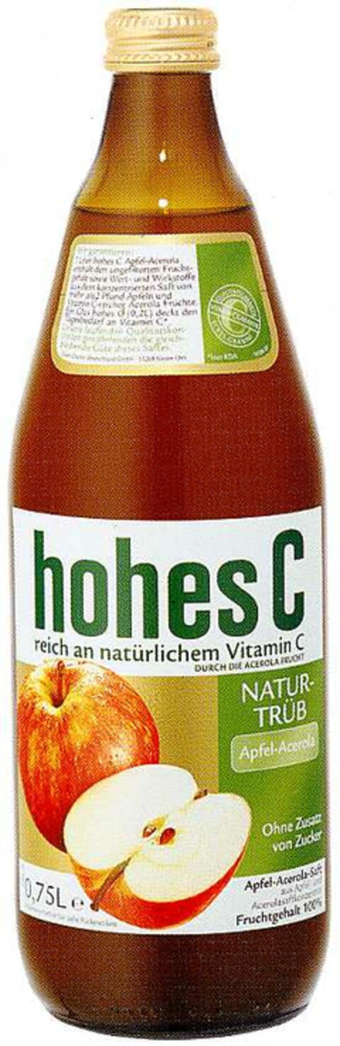 hohes C NATURTRÜB Logo (DPMA, 01.04.2003)