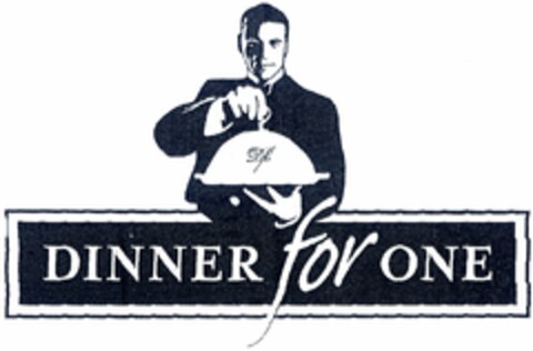 DINNER for ONE Logo (DPMA, 03/14/2005)