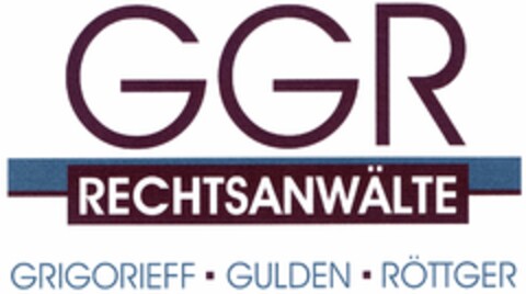 GGR RECHTSANWÄLTE Logo (DPMA, 18.10.2005)