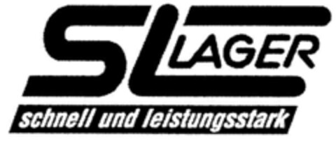 SL LAGER schnell und leistungsstark Logo (DPMA, 29.11.1994)