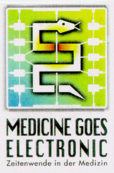 MEDICINE GOES ELECTRONIC Logo (DPMA, 06.10.1995)