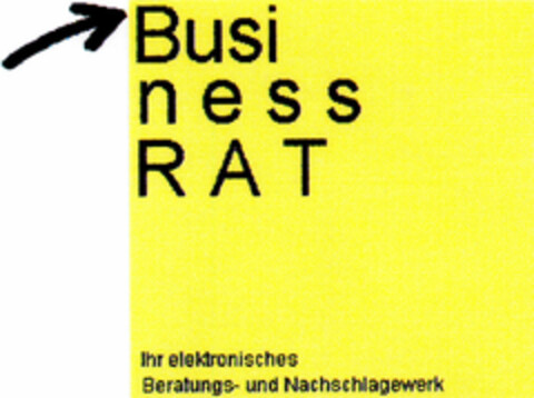 Busi ness RAT Ihr elektronisches Beratungs- und Nachschlagewerk Logo (DPMA, 11/11/1995)