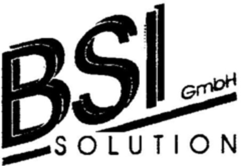 BSI GmbH SOLUTION Logo (DPMA, 08/27/1997)