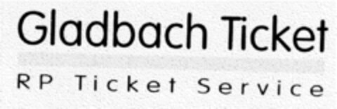 Gladbach Ticket RP Ticket Service Logo (DPMA, 15.04.1998)
