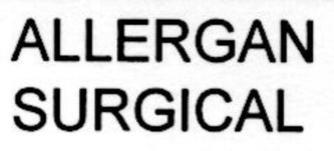 ALLERGAN SURGICAL Logo (DPMA, 25.11.1999)