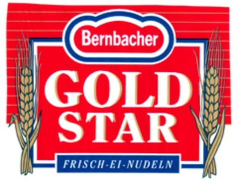 Bernbacher GOLD STAR FRISCH-EI- NUDELN Logo (DPMA, 27.04.1990)