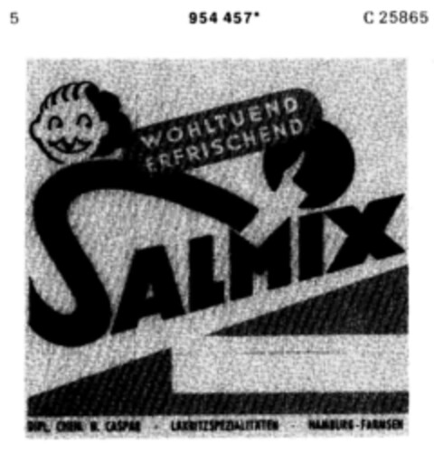 SALMIX Logo (DPMA, 09/27/1976)