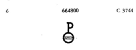 P BAUMHEIER Logo (DPMA, 02.07.1953)