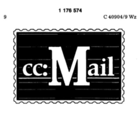 cc: Mail Logo (DPMA, 23.08.1990)