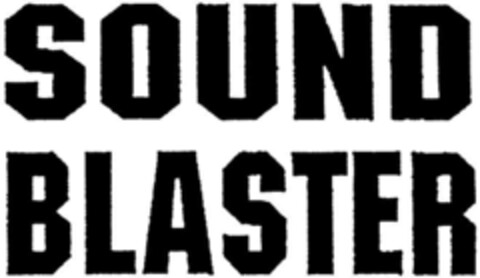 SOUND BLASTER Logo (DPMA, 07/08/1992)