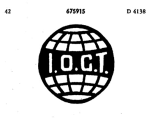 I.O.G.T. Logo (DPMA, 08/27/1953)